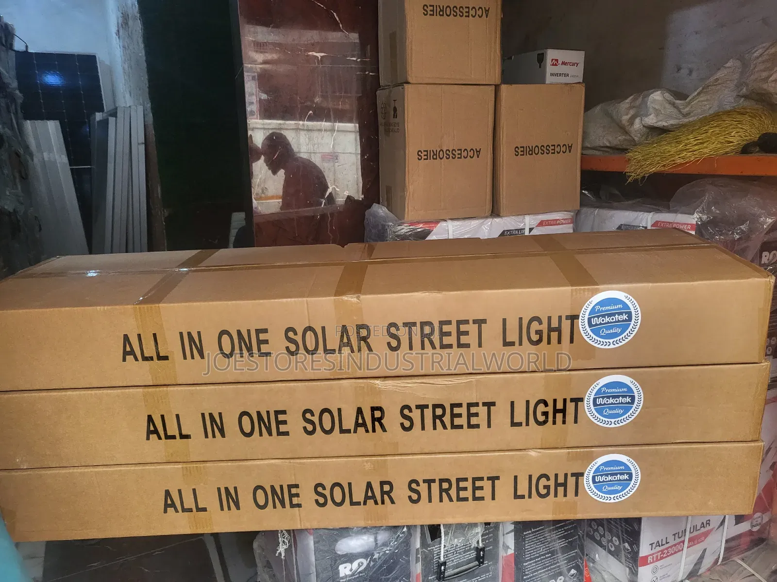 All in One Wakatek Solar Street Light