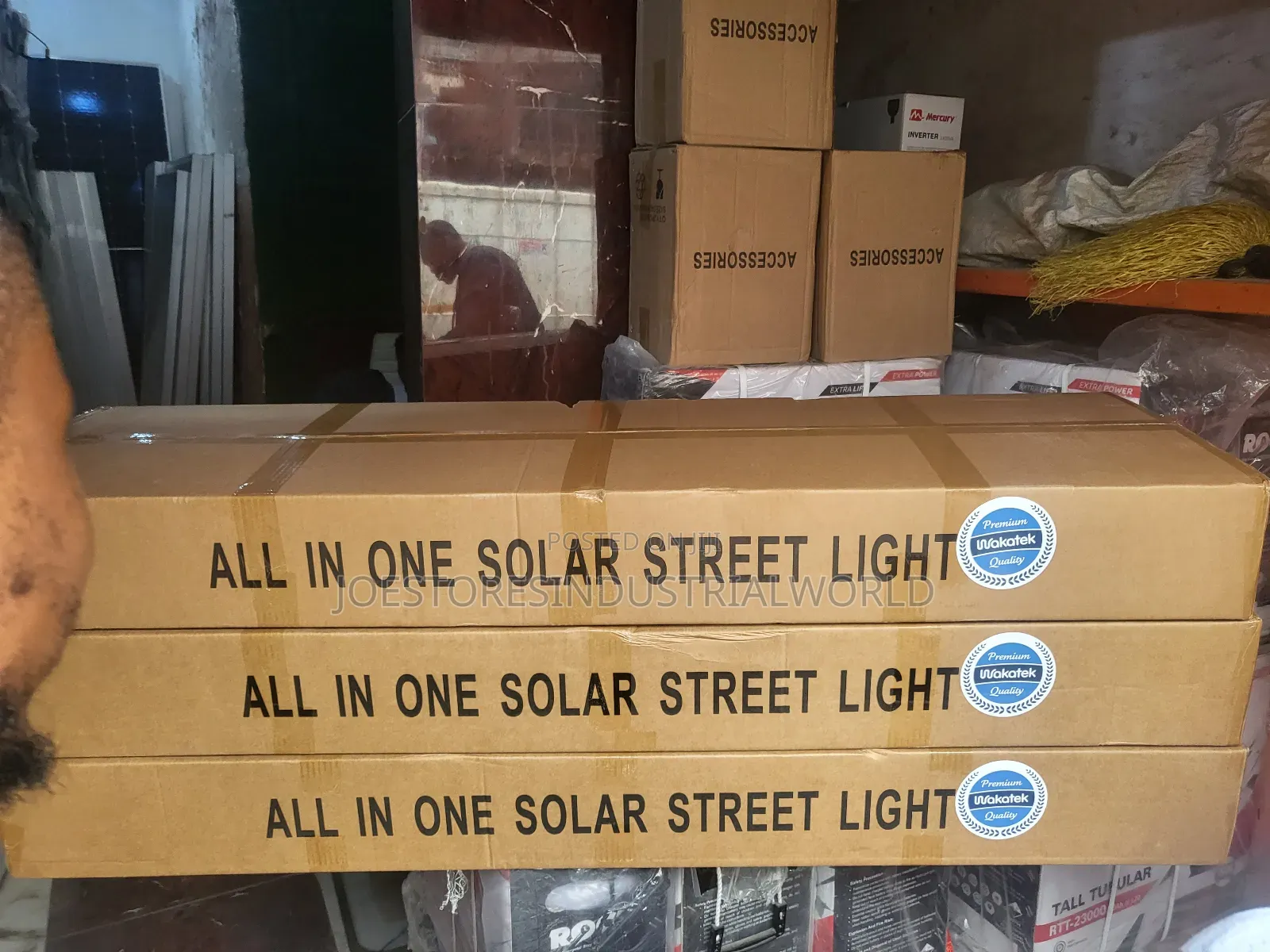 All in One Wakatek Solar Street Light
