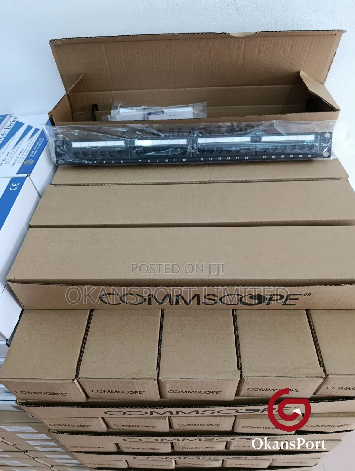 Commscope D-Link Cat6 Patch Panel 24 Port Rj45 Rack Mount Network Utp
