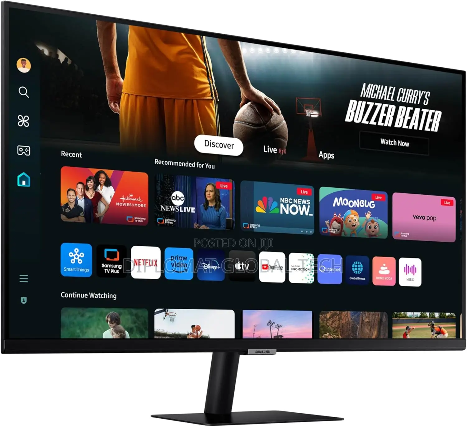Samsung 32-Inch M7 (M70d) Uhd Smart Monitor Ls32dm702unxgo