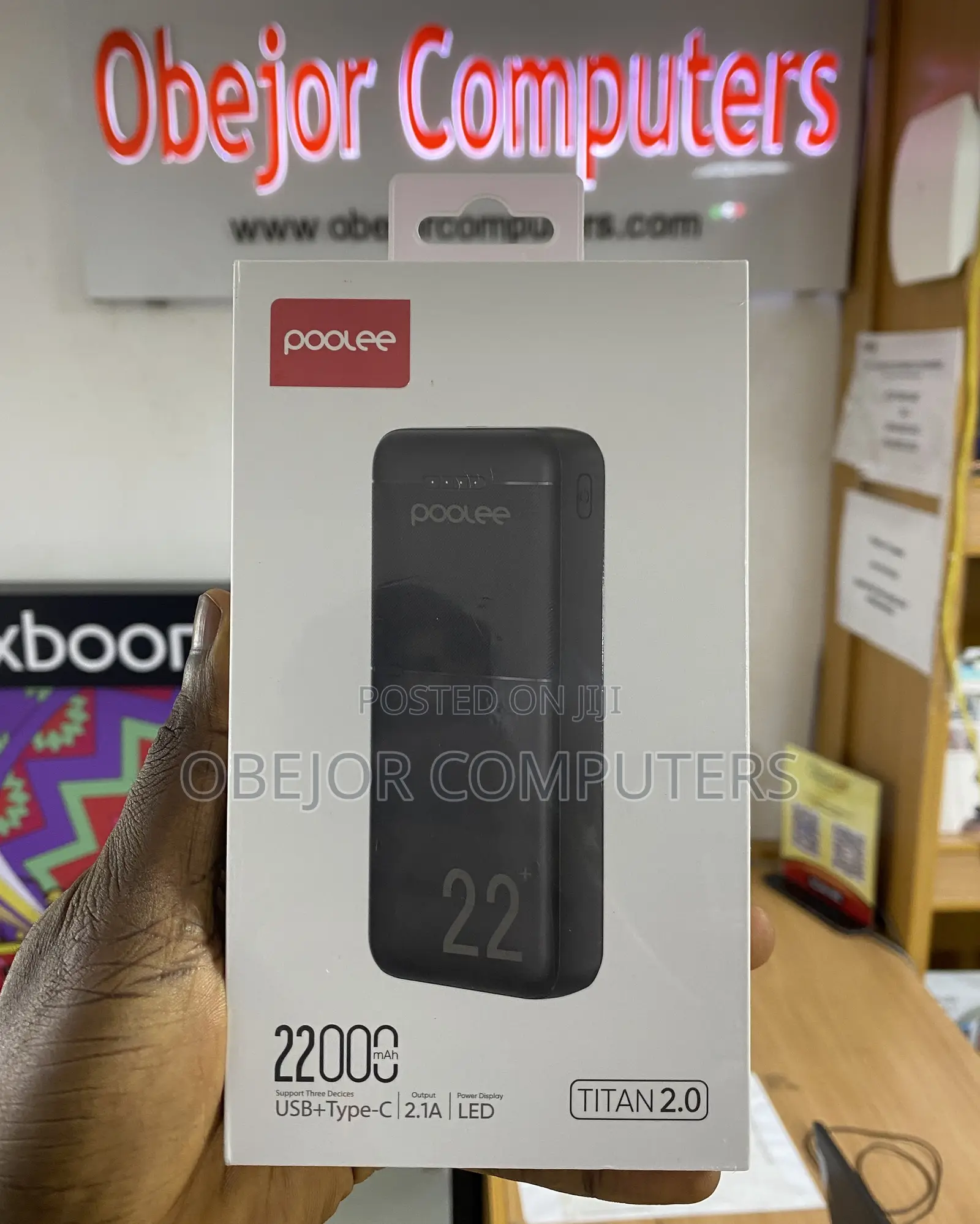 Poolee Titan 2.0 22000mah Powerbank