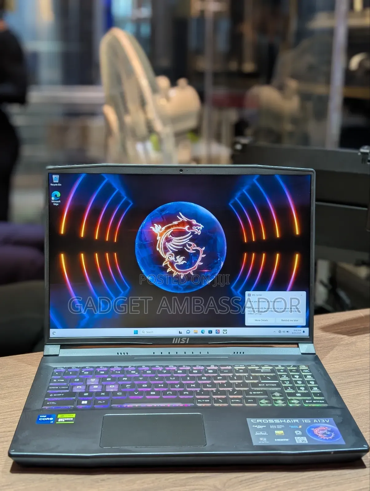 Laptop MSI Crosshair 17 16GB Intel Core i7 SSD 1T