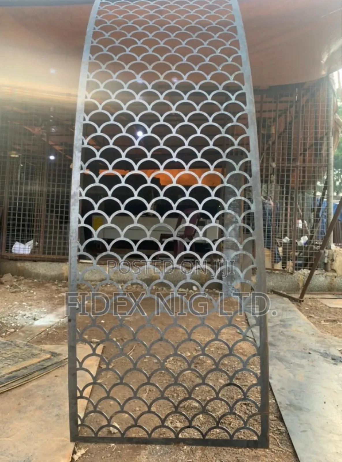 Laser Cut Design for Both Gate and Railings