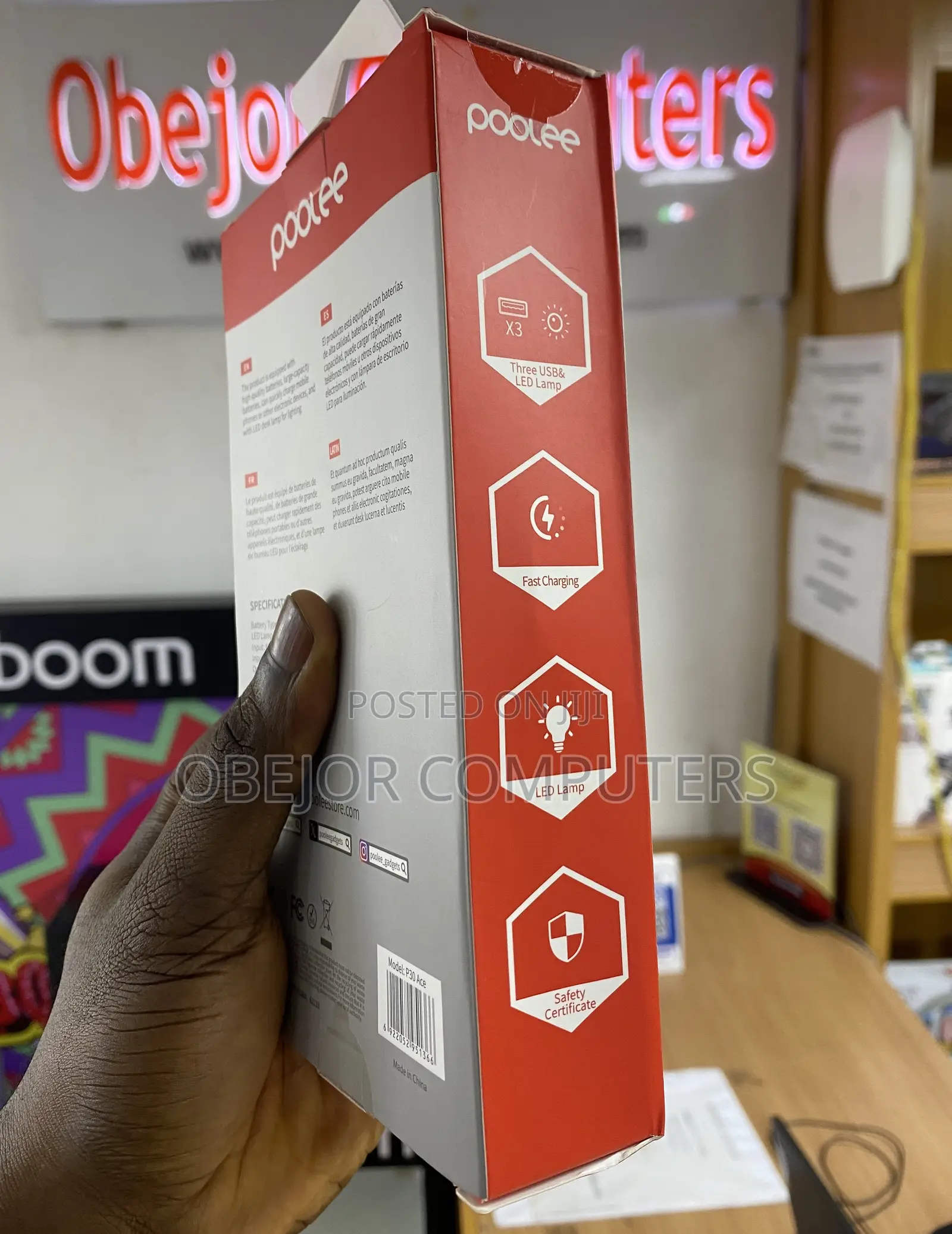 Poolee Ace 30000mah Power Bank With Built-in Lamp