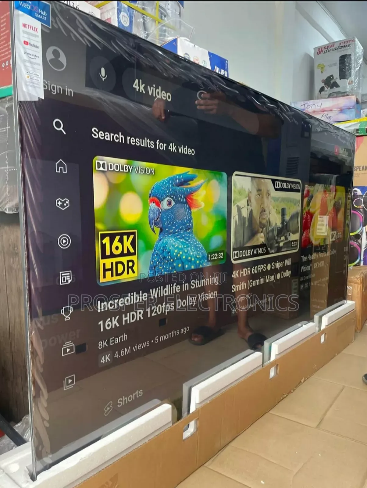 Lg 100 Inches Smart Android Tv Frameless Screen