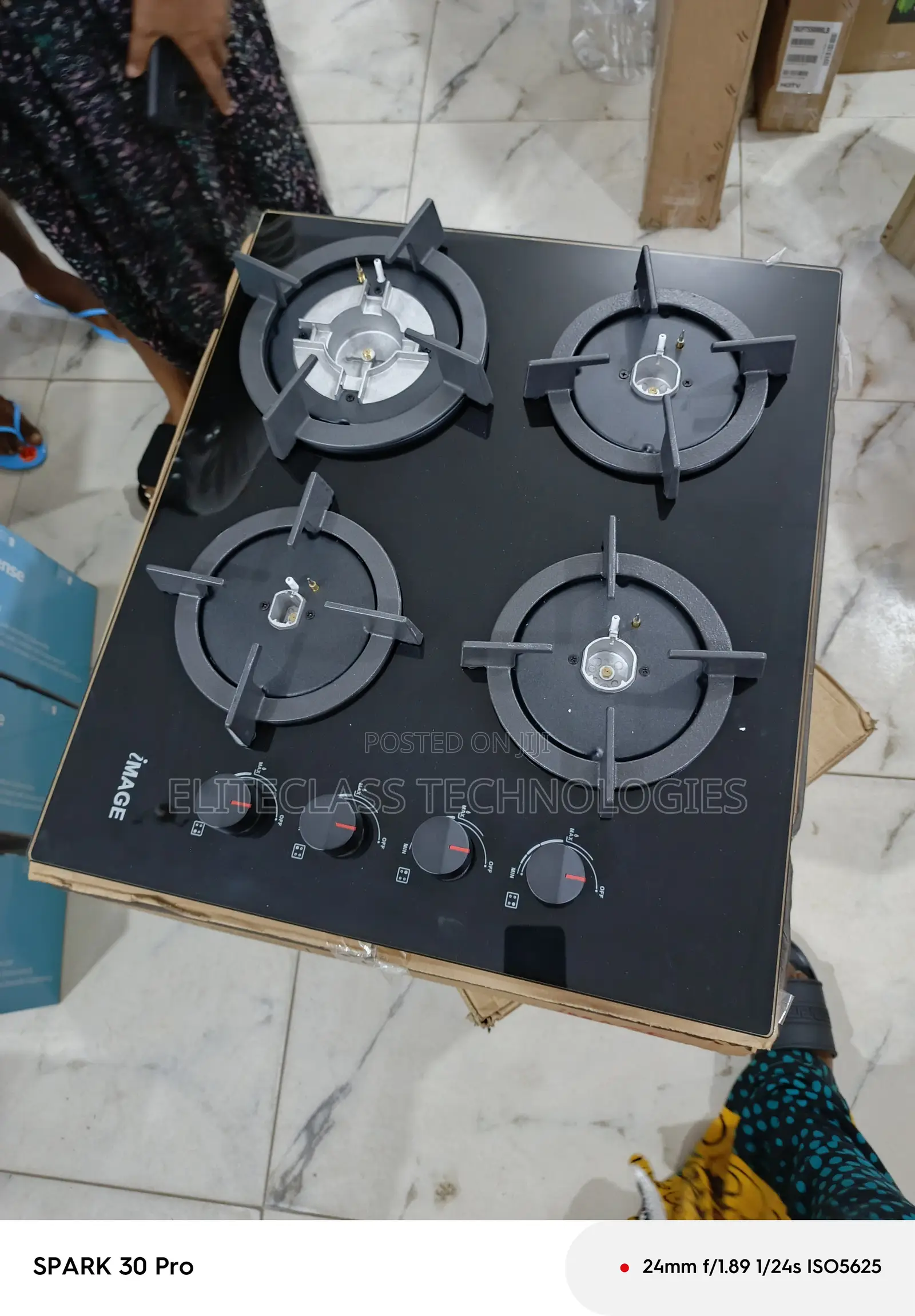 Heatcraft Image Inbuilt 4 Gas Burner Hob.