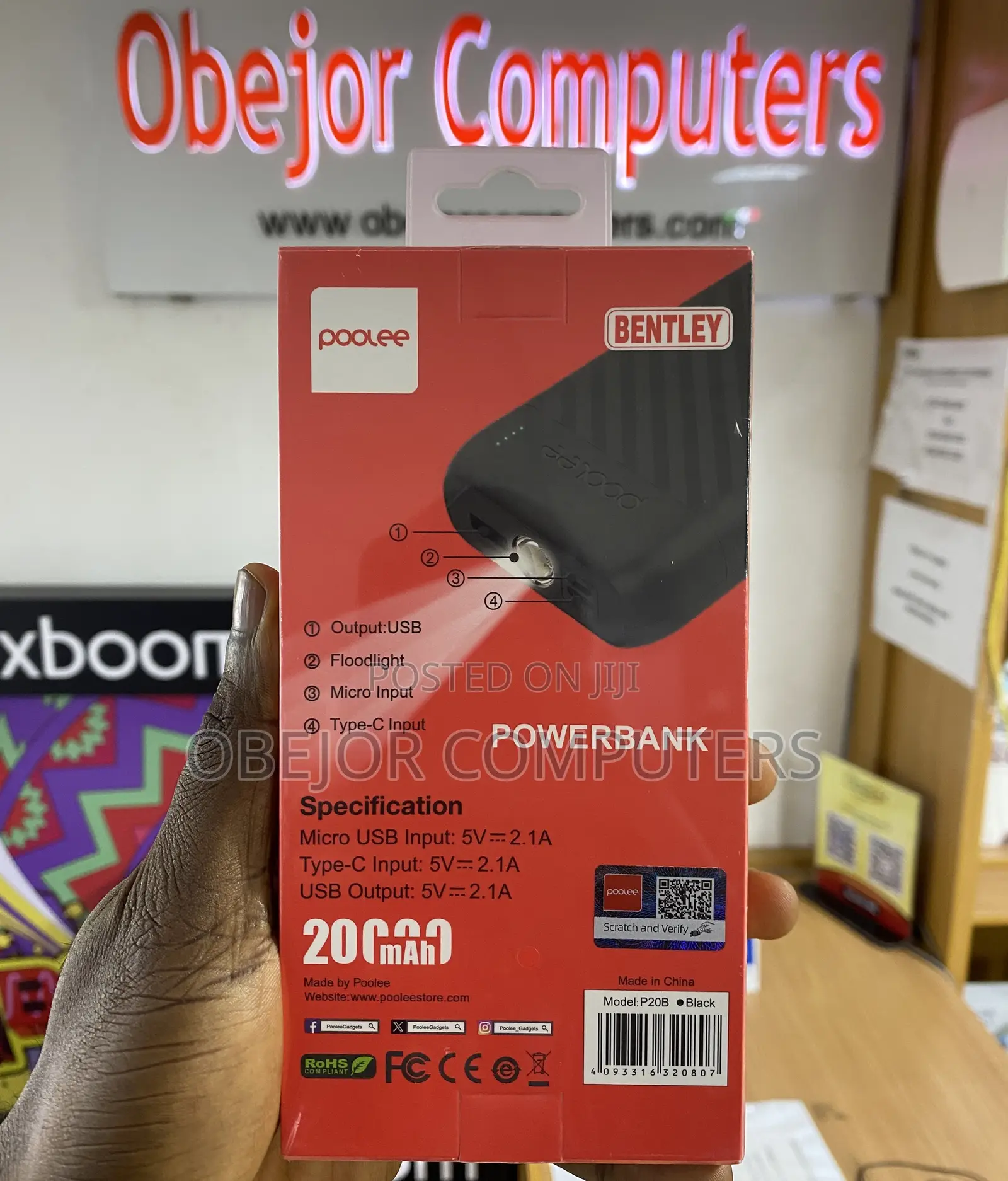Poolee Bentley- 20000mah Powerbank