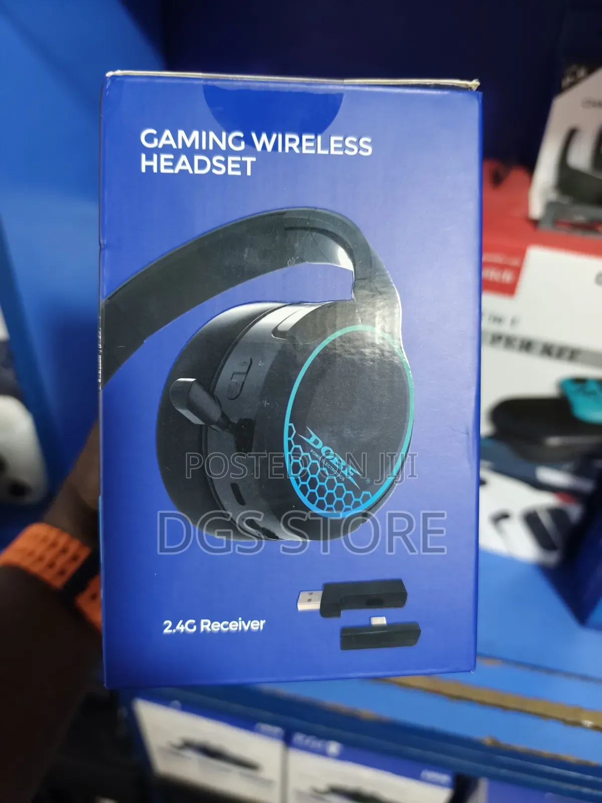 Dobe Gaming Wireless Headset for Ps5, Ps4, Nintendo Switch, Pc, Phone
