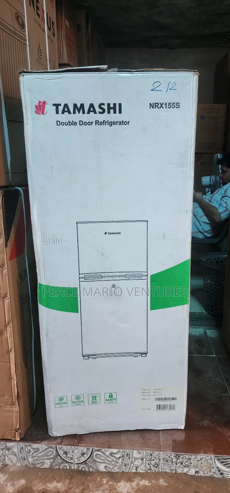 Tamashi Double Refrigerator With 2years Warranty, External Condenser