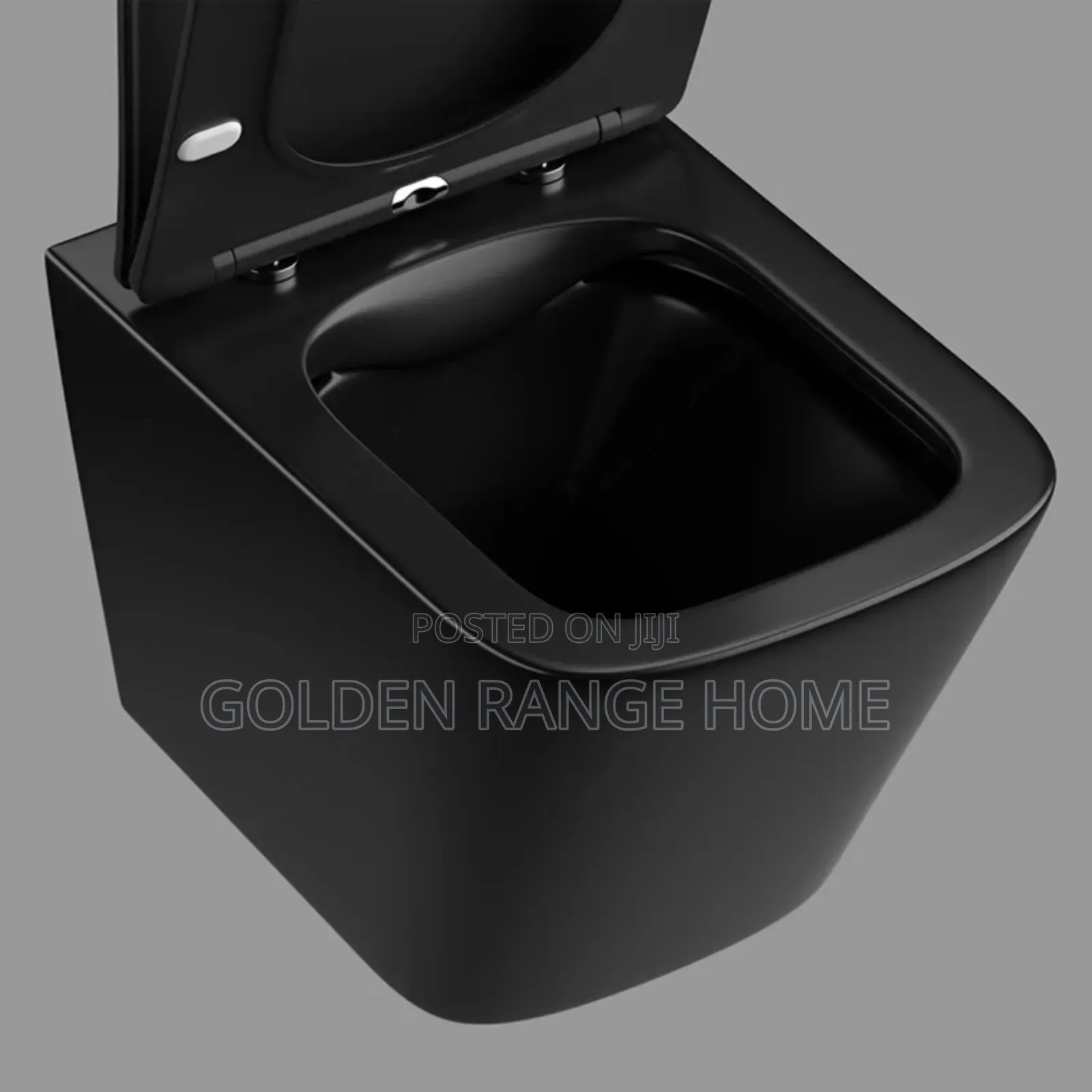 Matt Black Wall Mount/Conceal Cistern Watercloset