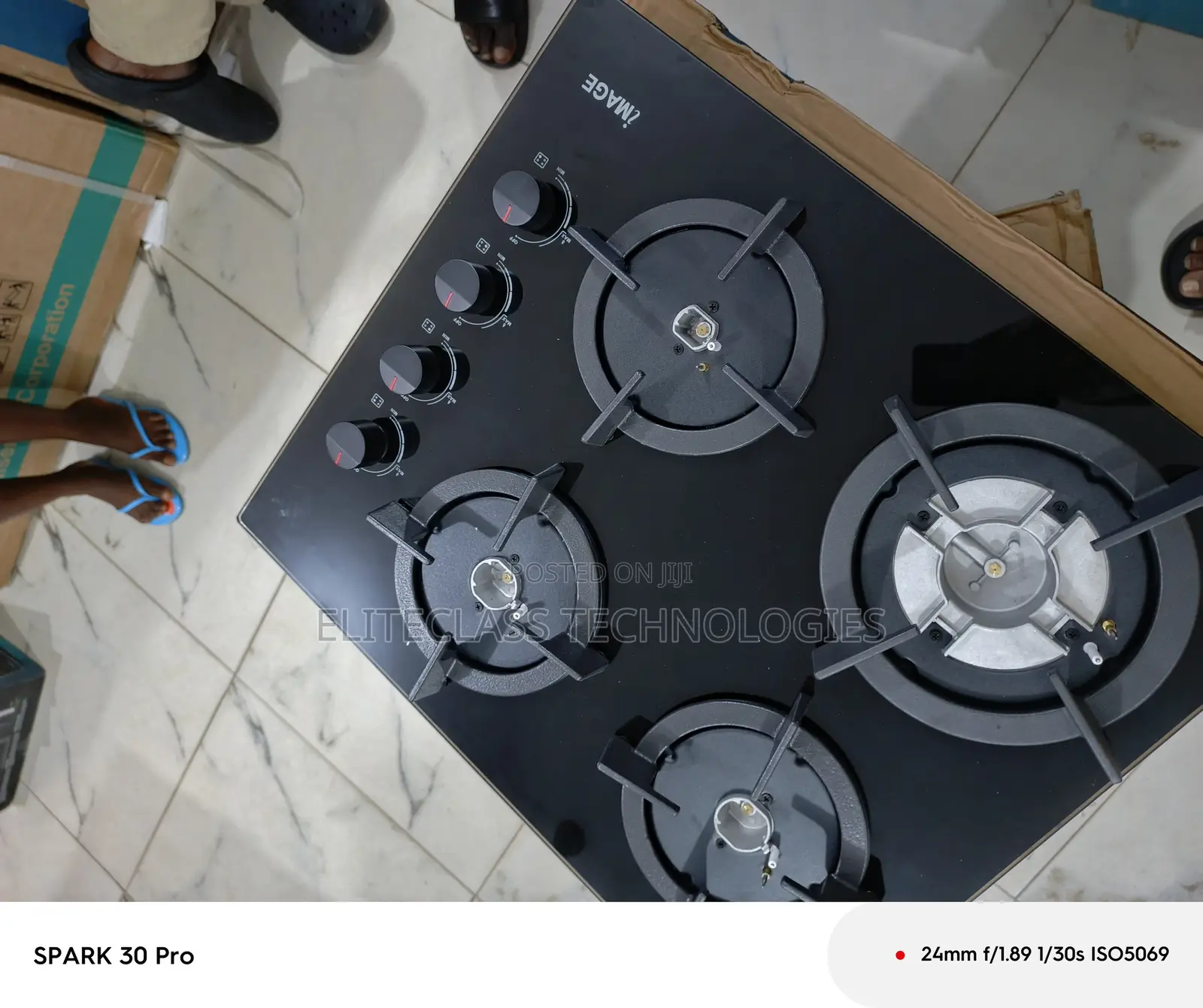 Quickfire Image Inbuilt 4 Gas Burner Hob