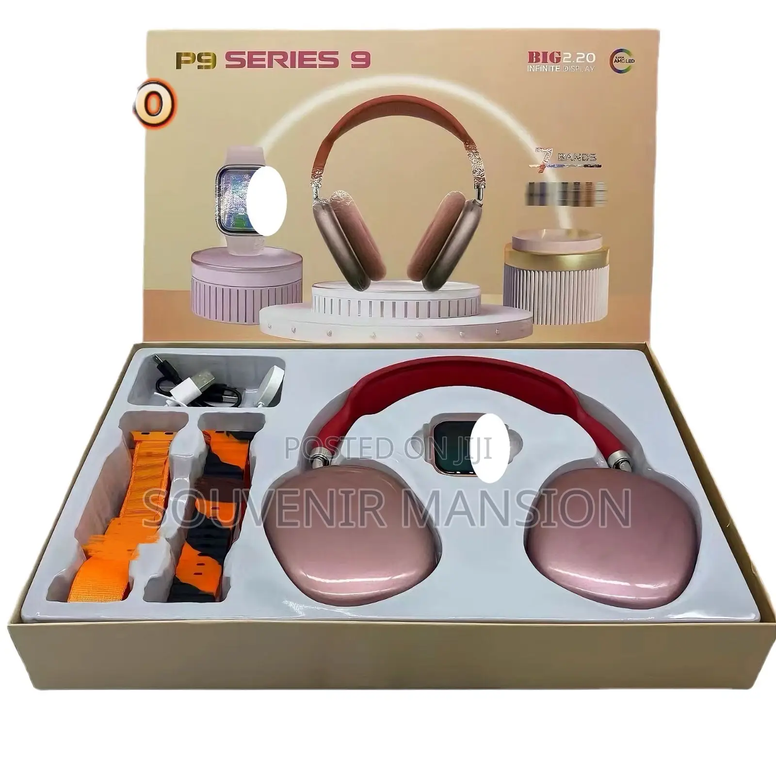 P9 Ultra 2 Smart Watch and Earphone
