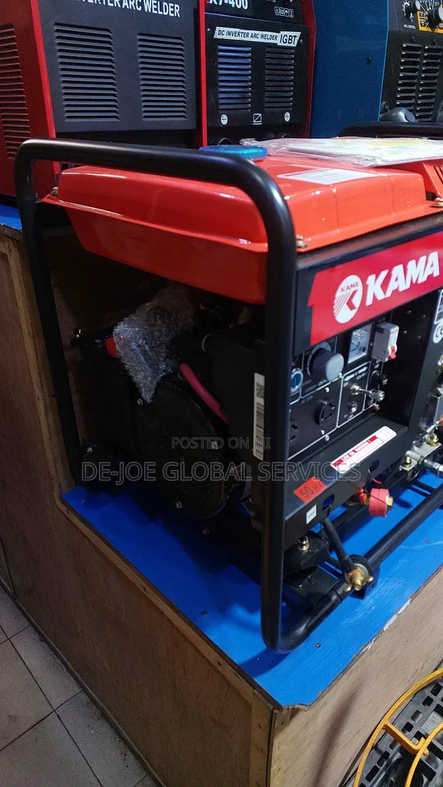 Manual Diesel Operating Air Cooled Welding Machine 6500ew
