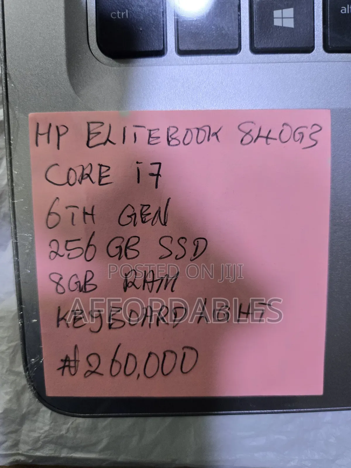 Laptop HP EliteBook 840 G3 8GB Intel Core I7 SSD 256GB