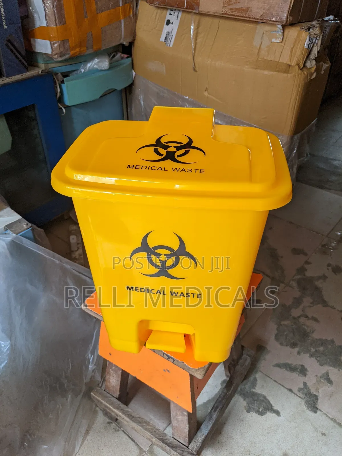 Biohazard Waste Bin
