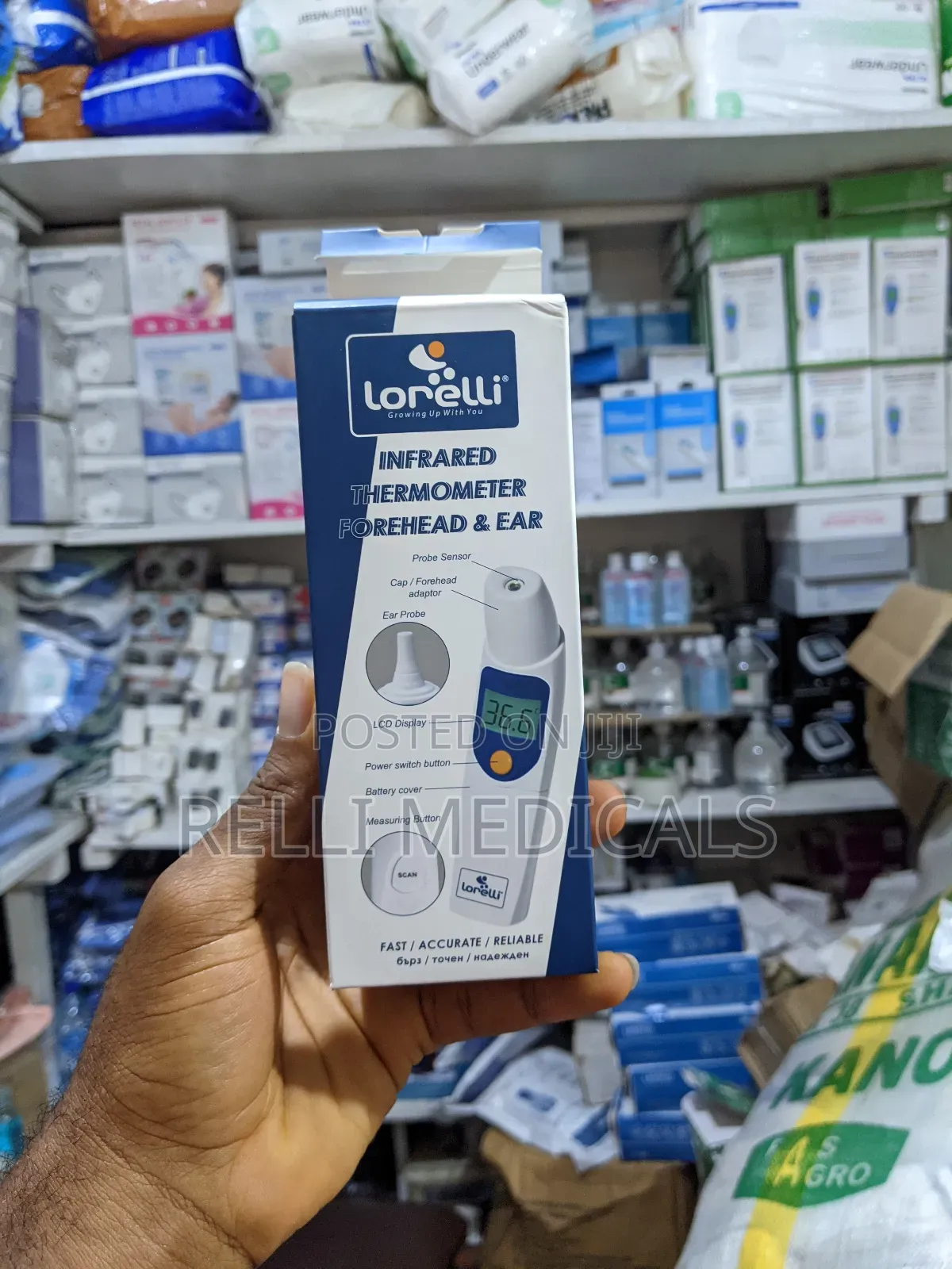 Ear and Forehead Thermometer