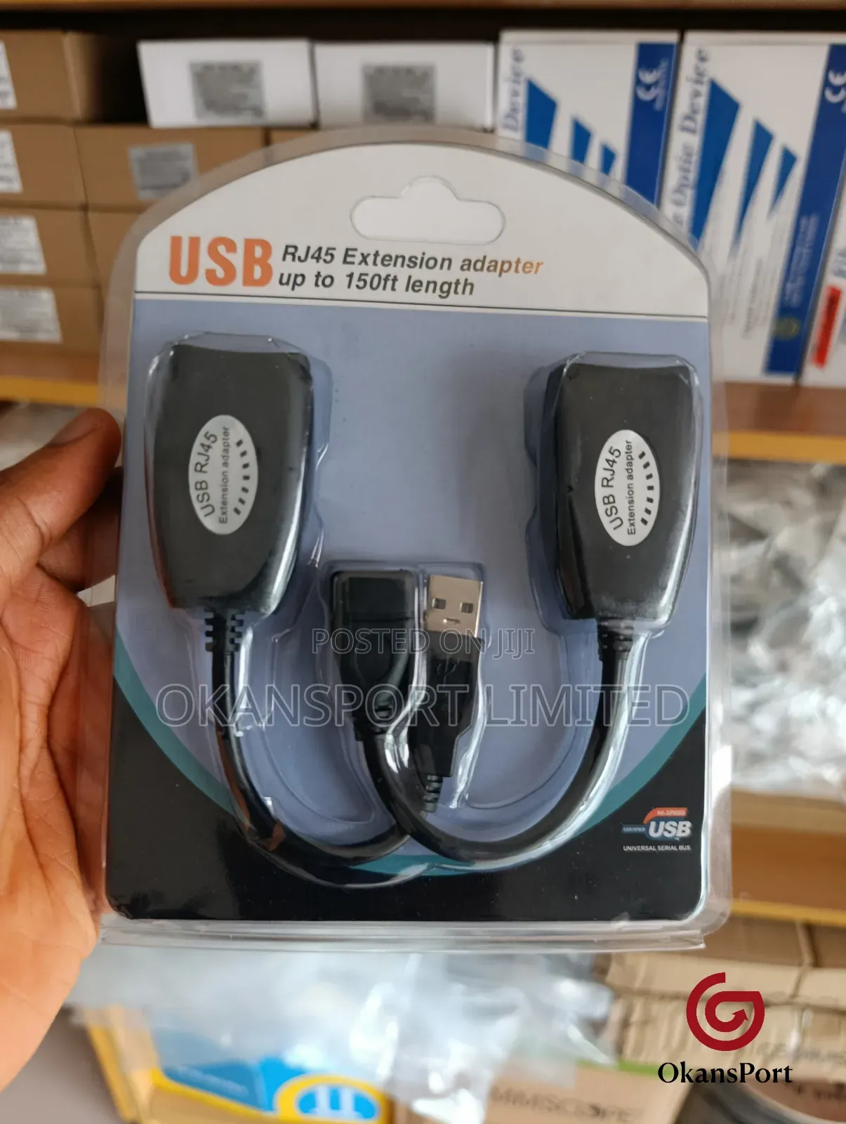 Usb Rj45 Extension Adapter -150ft | Usb Over Ethernet/ Mouse Extender