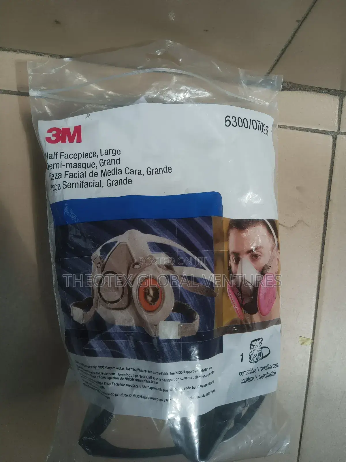 3m Half Face Respirator Large