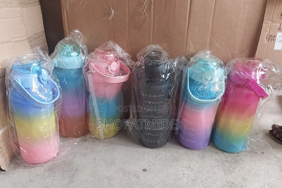 3 in 1 Water Bottle With Stickers