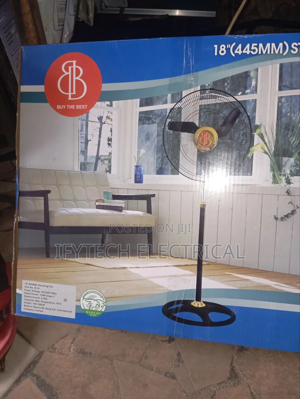 Best Buy 18inch Standing Fan (Bb)