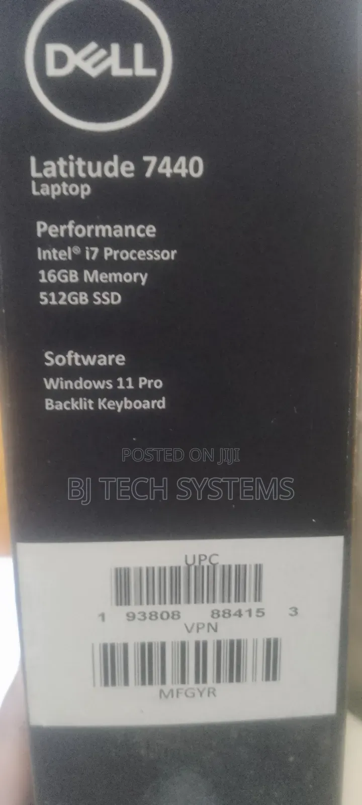 New Laptop Dell Latitude 7440 16GB Intel Core I7 SSD 512GB