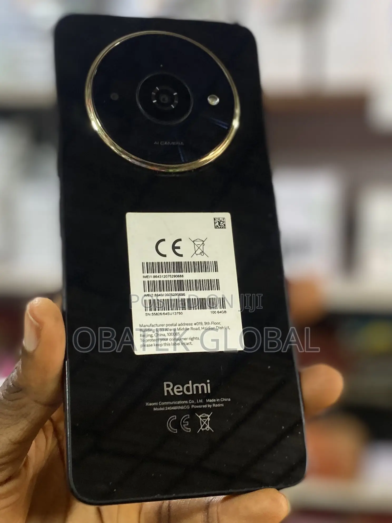Xiaomi Redmi A3x 64 GB Black