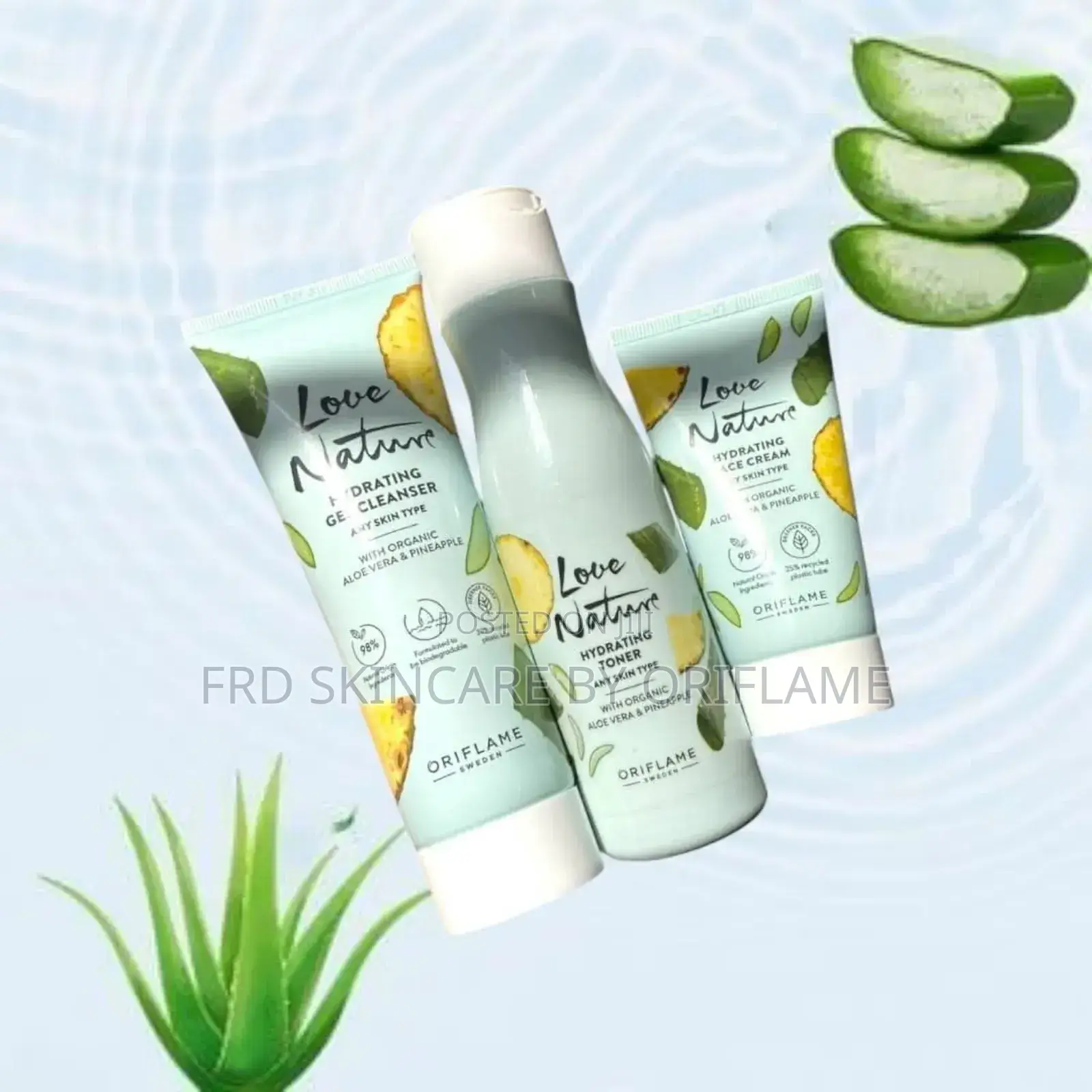 Love Nature Hydrating Gel Cleanser With Aloe Vera