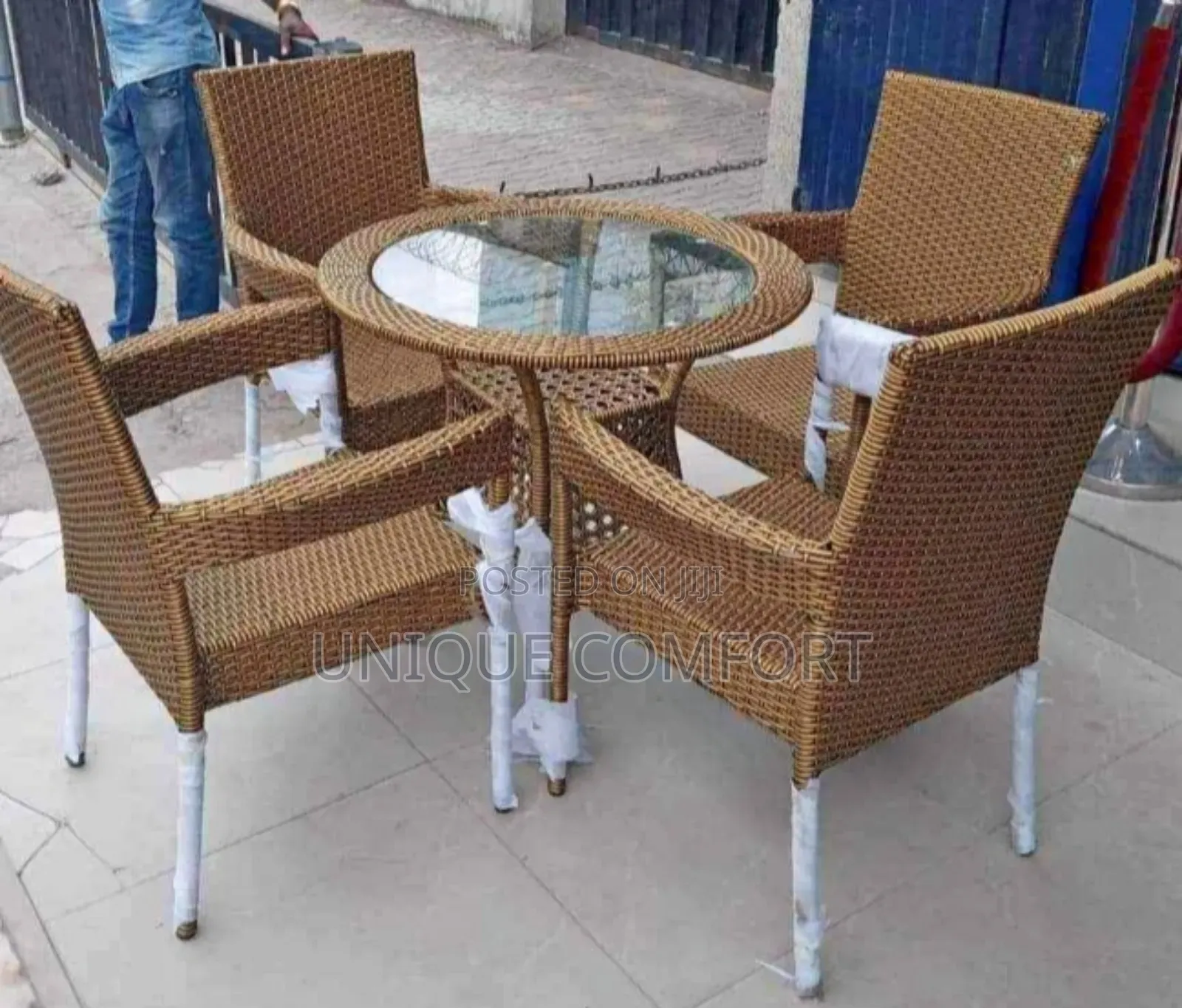 Brand New Imported 4 Seaters Outdoor Rattan Set