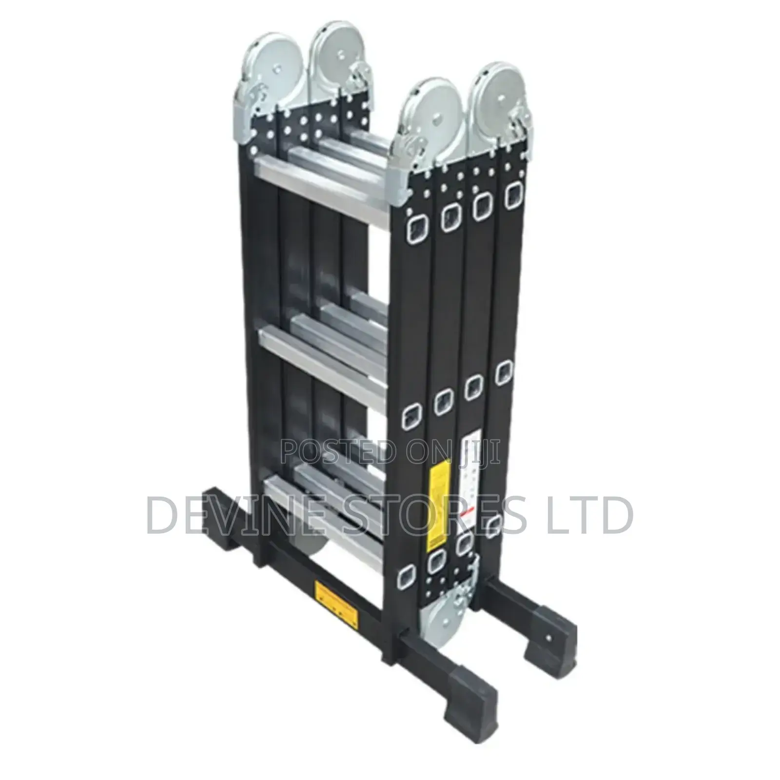 12ft 4x3 Heavy Duty Aluminum Foldable Ladder