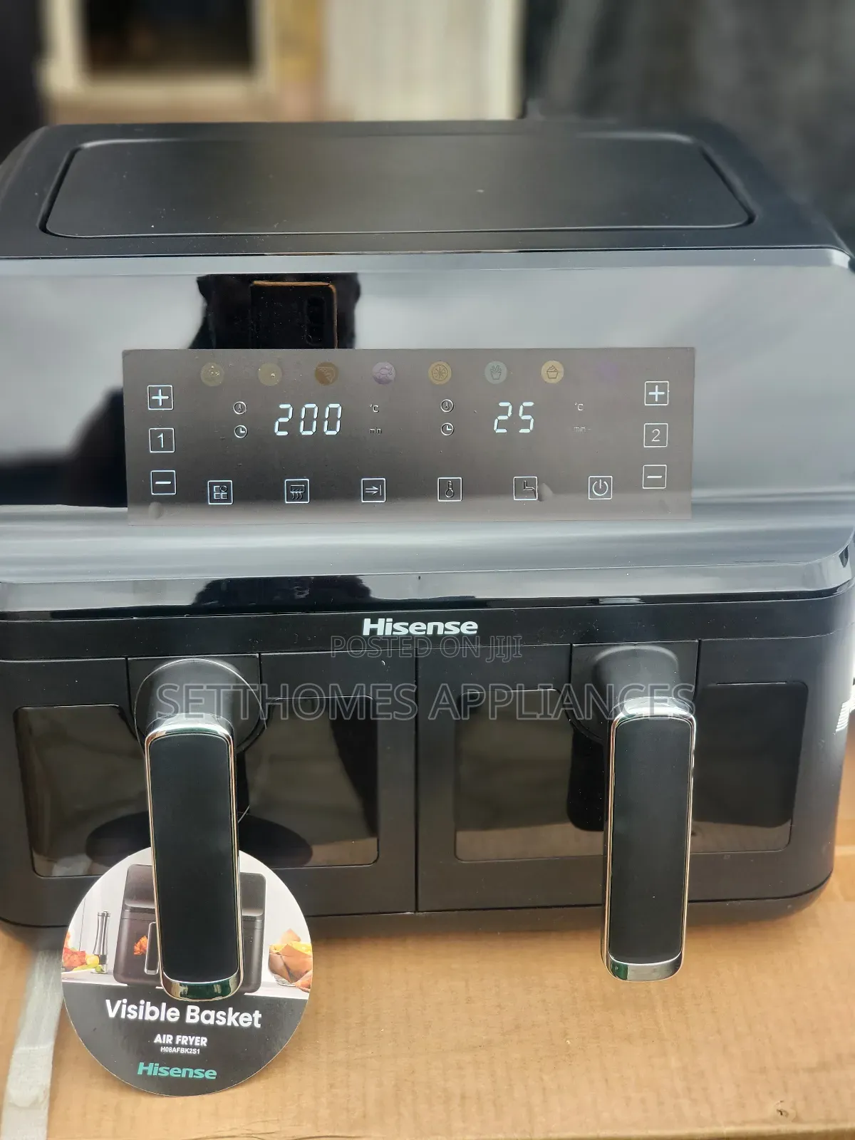 8 Litres Hisense Dual Basket Air Fryer