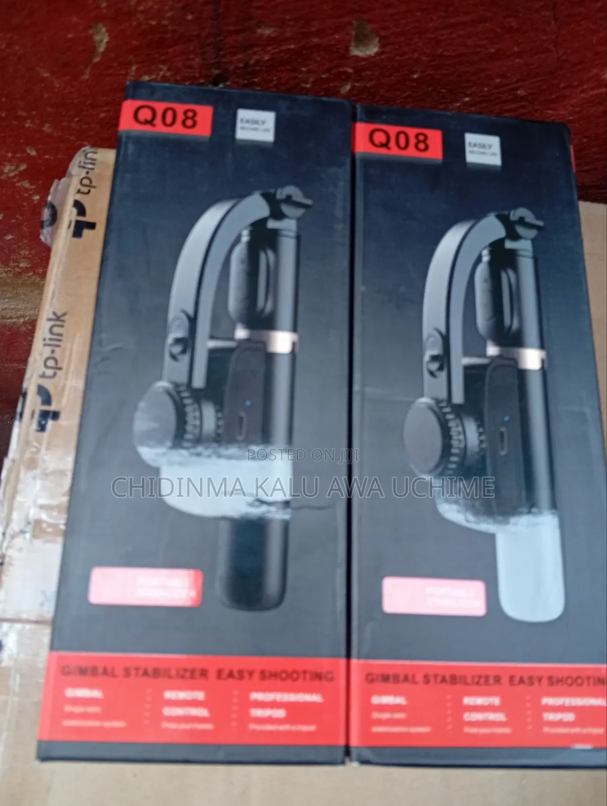 Q08 Gimbal Stabilizer Selfie Stick 360 Automatic Rotation