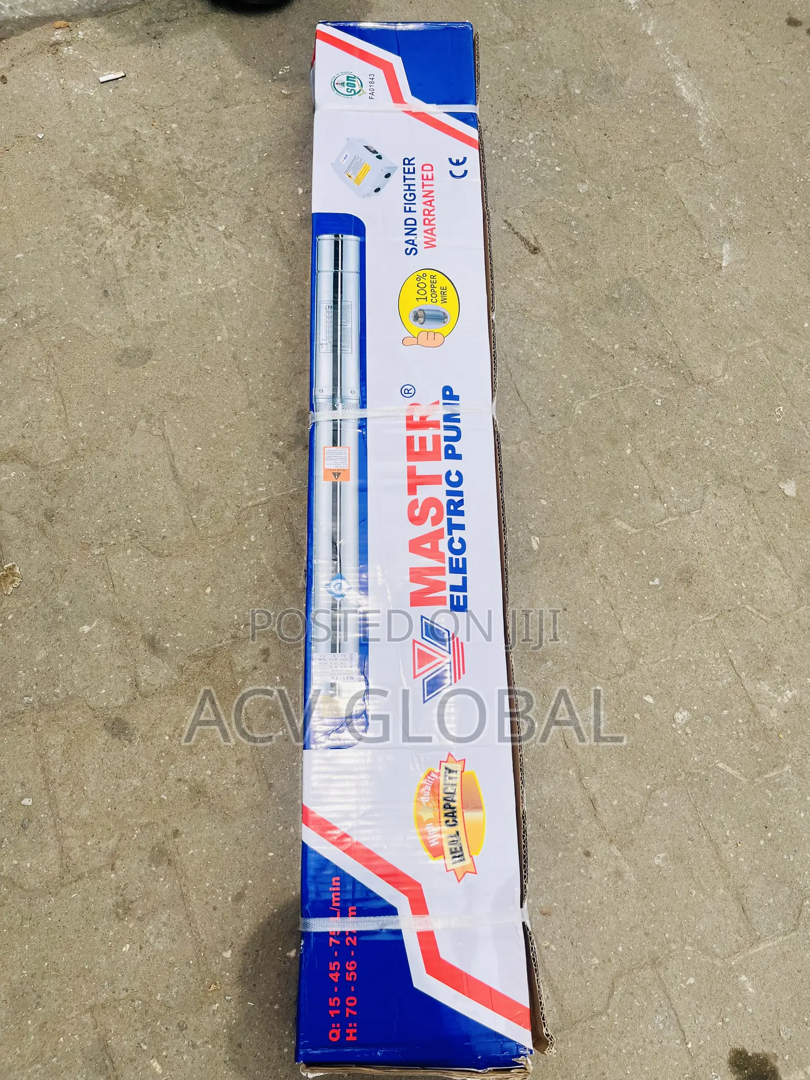 0.75hp Master Submersible Pump
