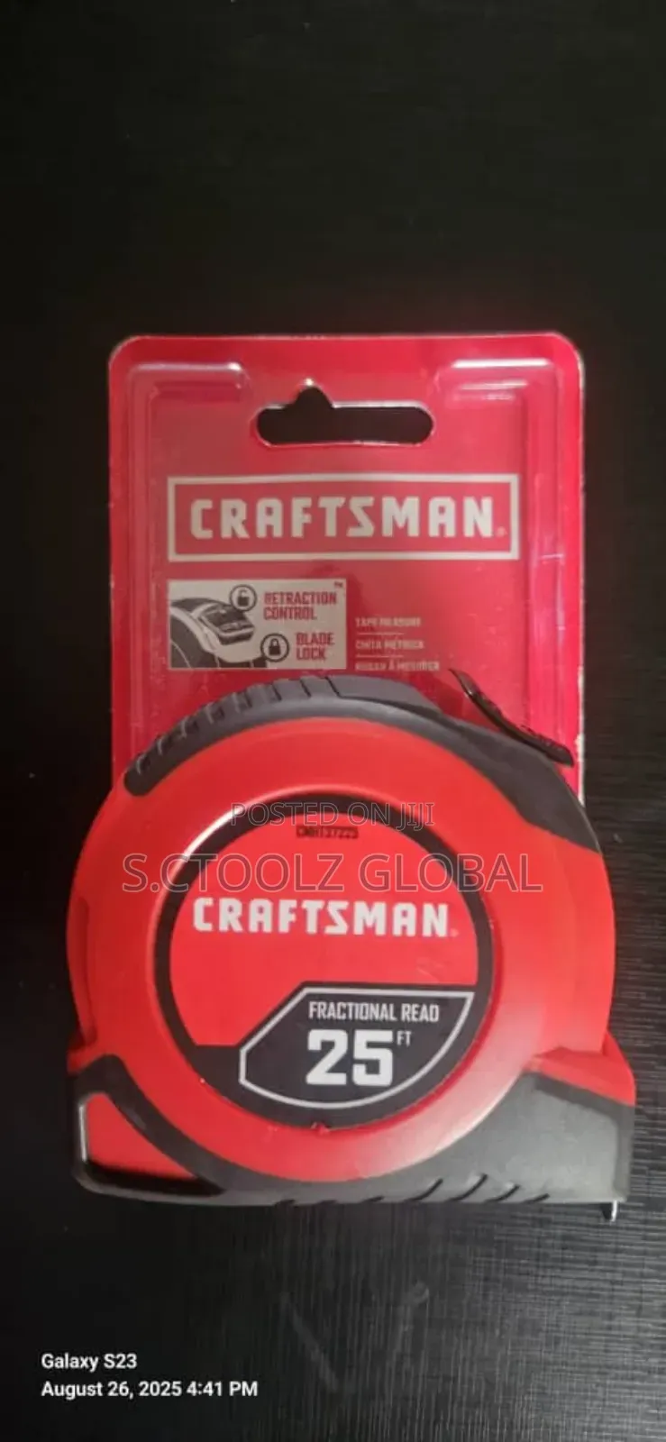 Craftman 25" Fractional Tape