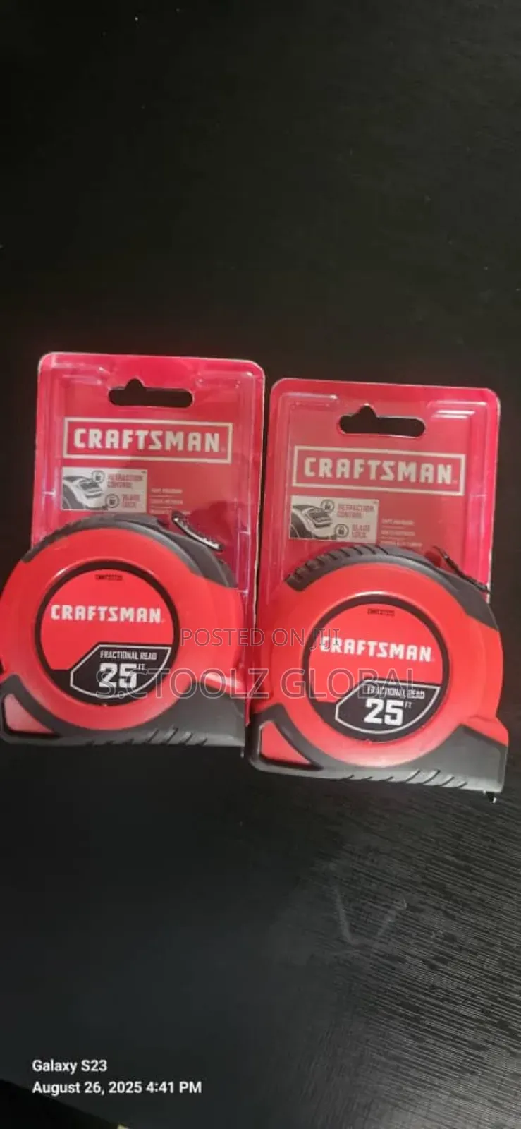 Craftman 25" Fractional Tape