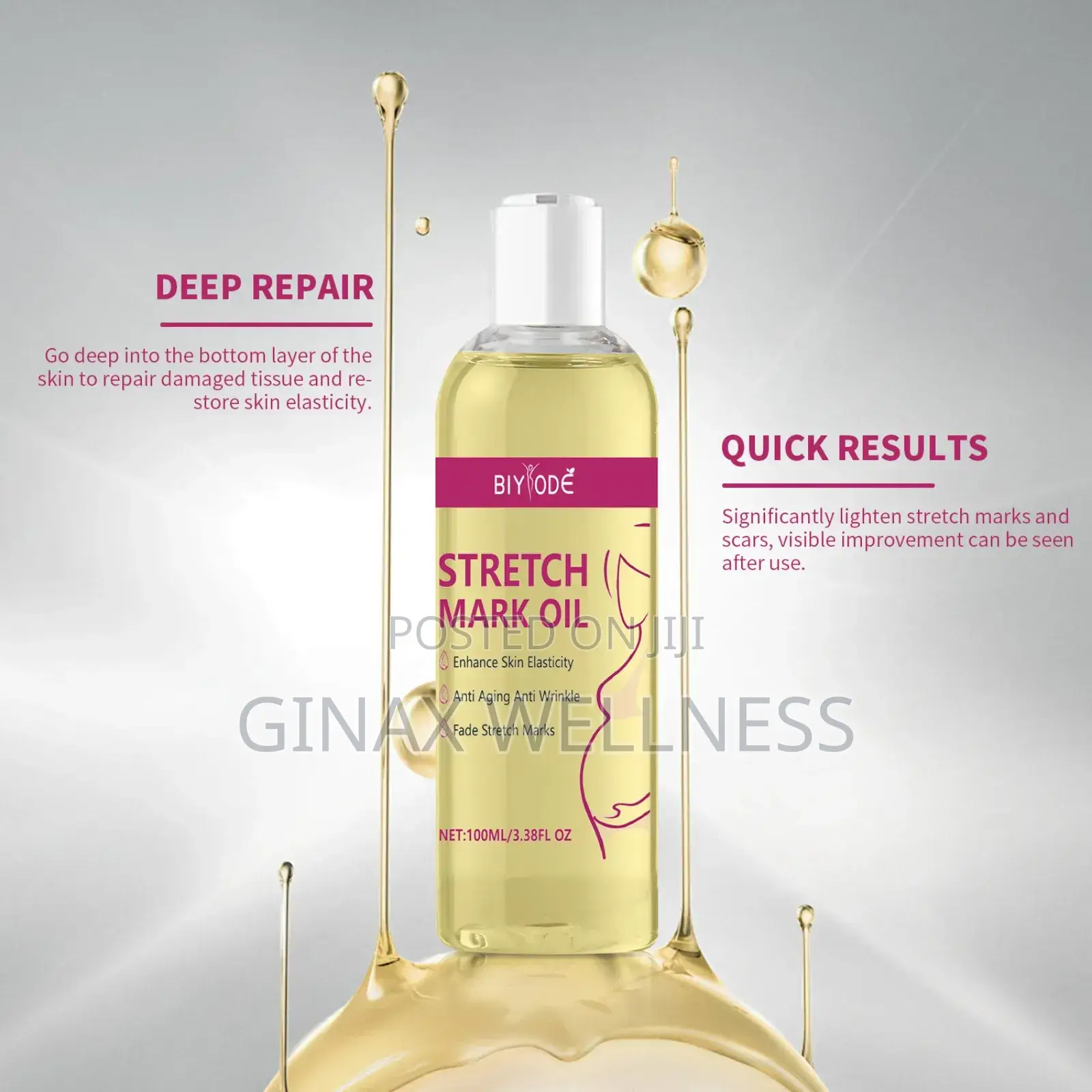 Biyode Stretch Mark Oil (100ml)