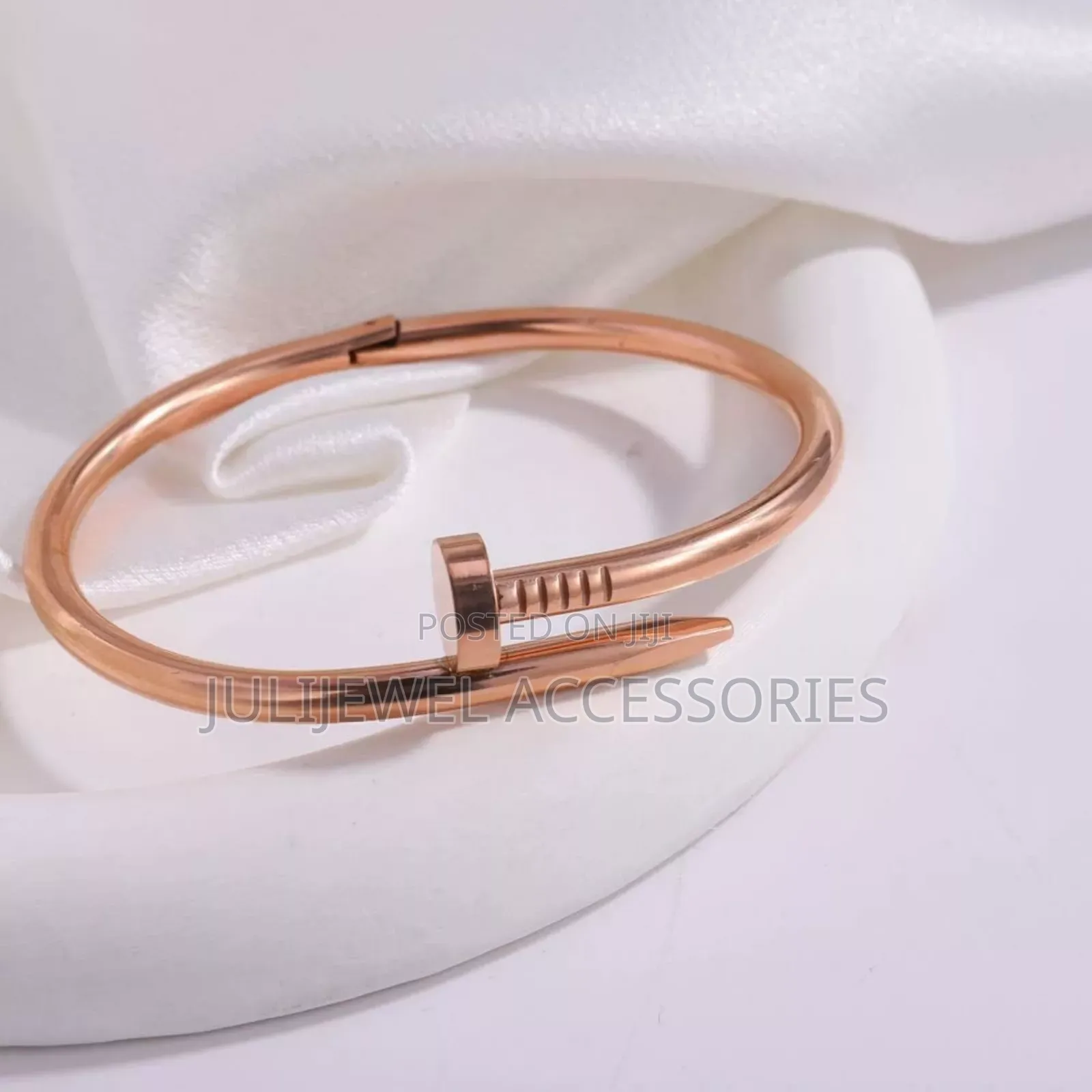 Original Non Tarnish Nail Designed Cartier Unisex Bangle