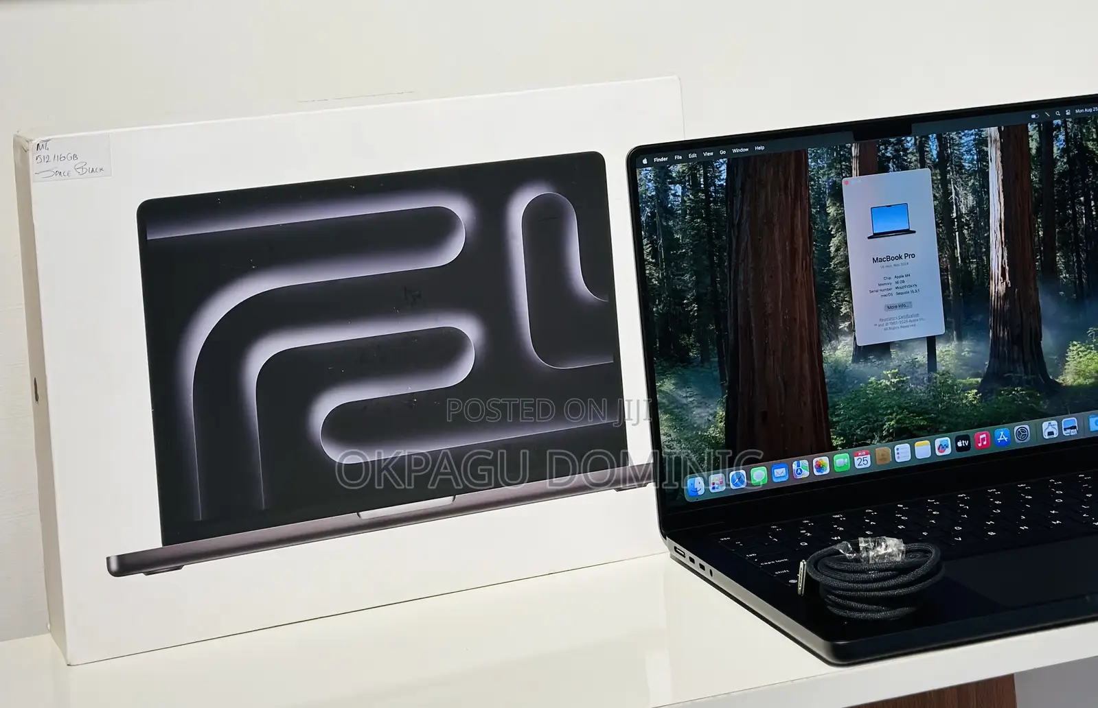 Laptop Apple MacBook Pro 2024 M4 14-Inch 16GB Apple M4 Pro SSD 512GB