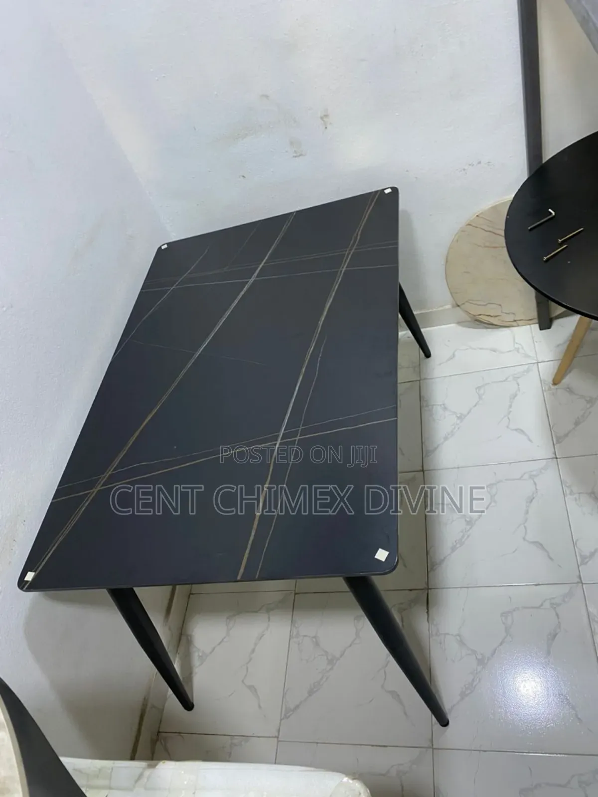 120*80 Cm Black Marble Top Available