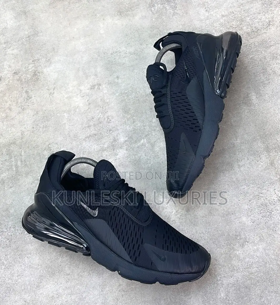 Original Nike Air Max 270 “Tripple Black” Sneakers Available