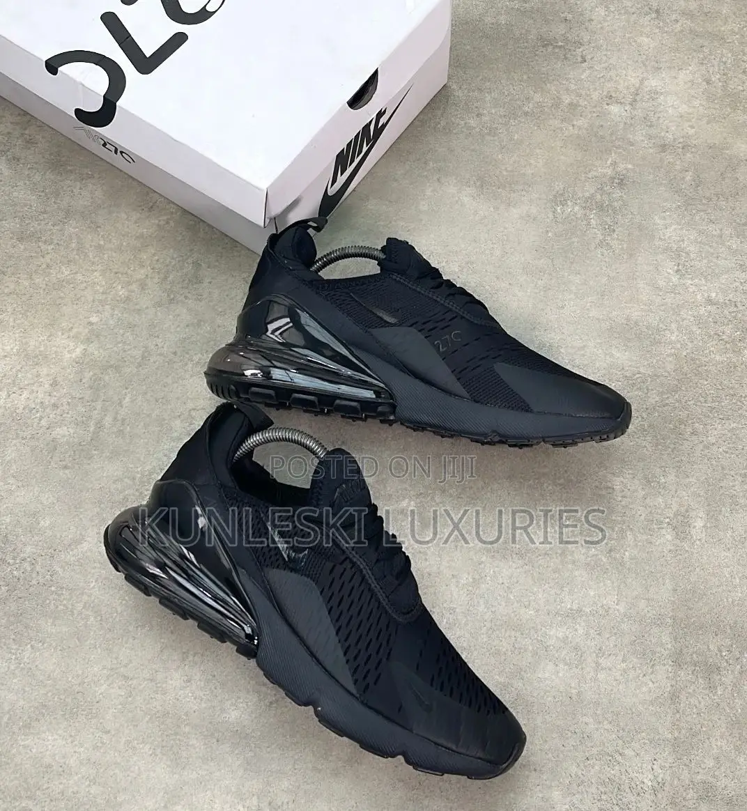 Original Nike Air Max 270 “Tripple Black” Sneakers Available