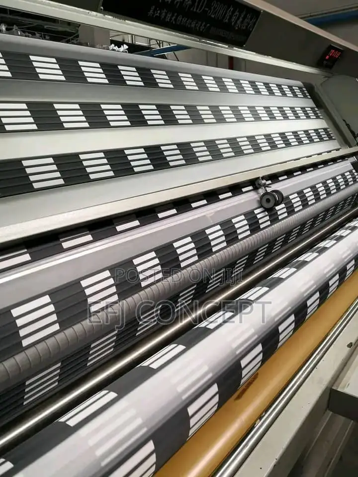 Day And Night Window Blind - Attractive Dash Line Black And White
