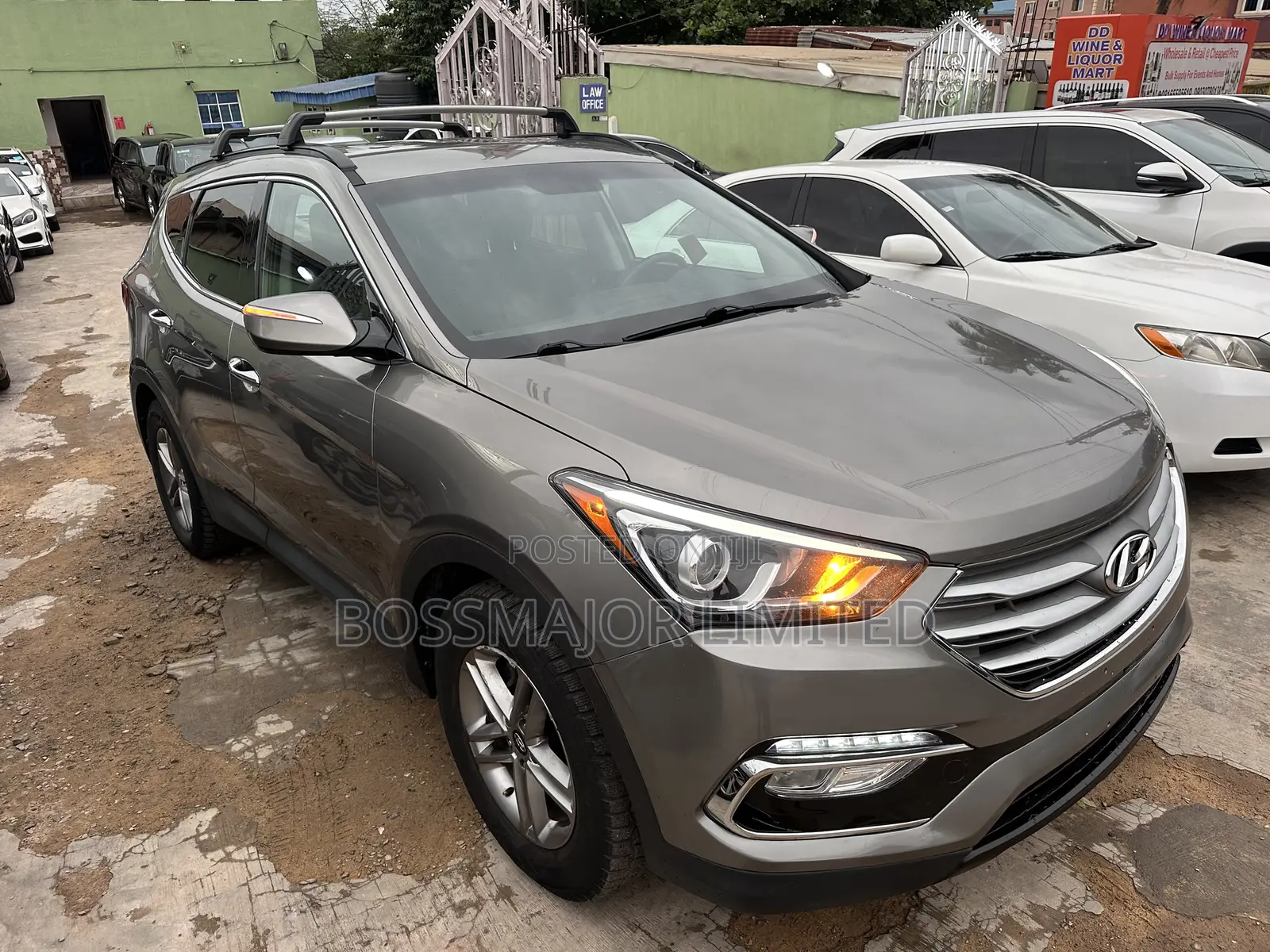 Hyundai Santa Fe SE AWD 2017 Gray