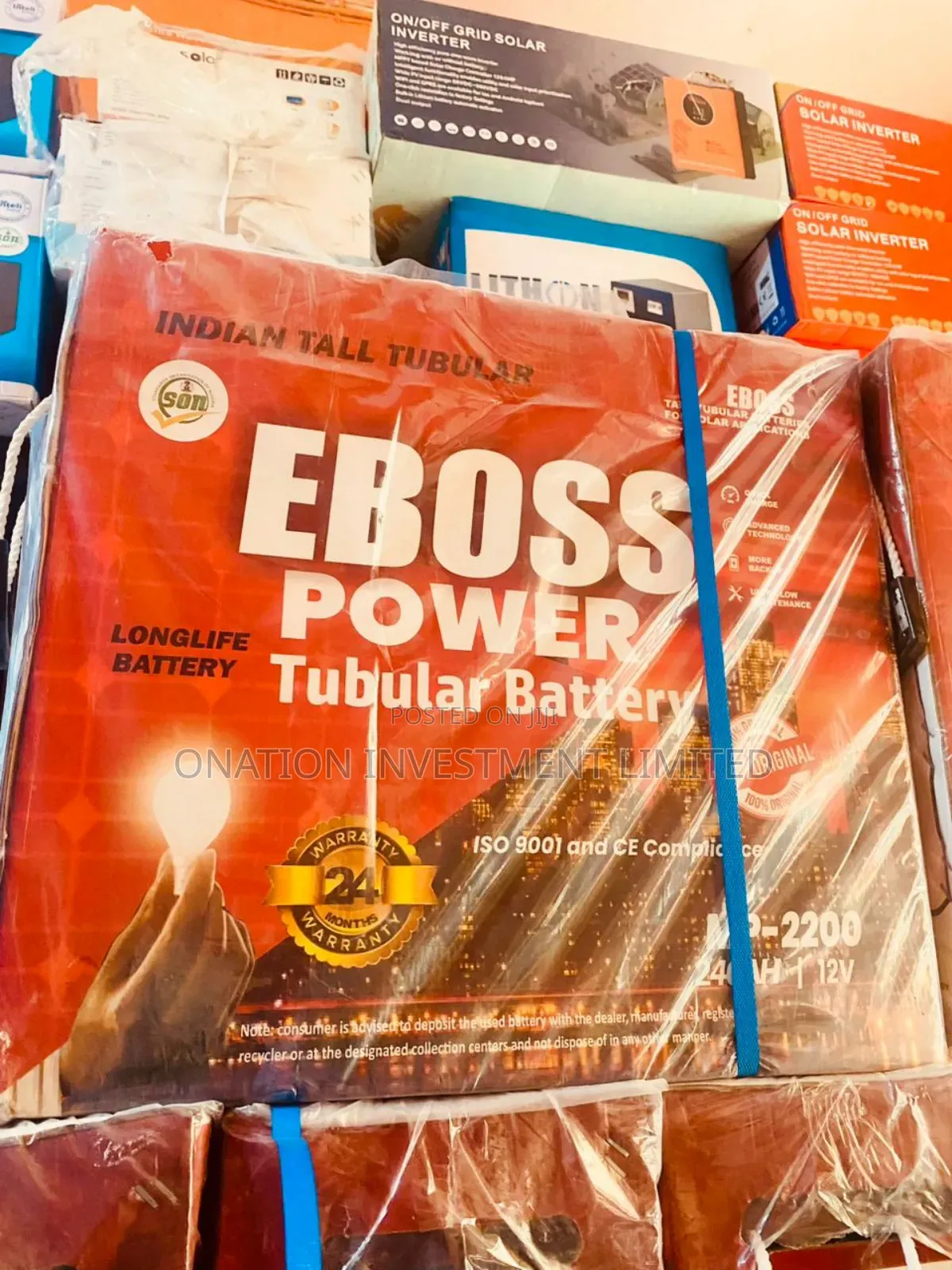 240ah 12v Eboss Tubular Battery