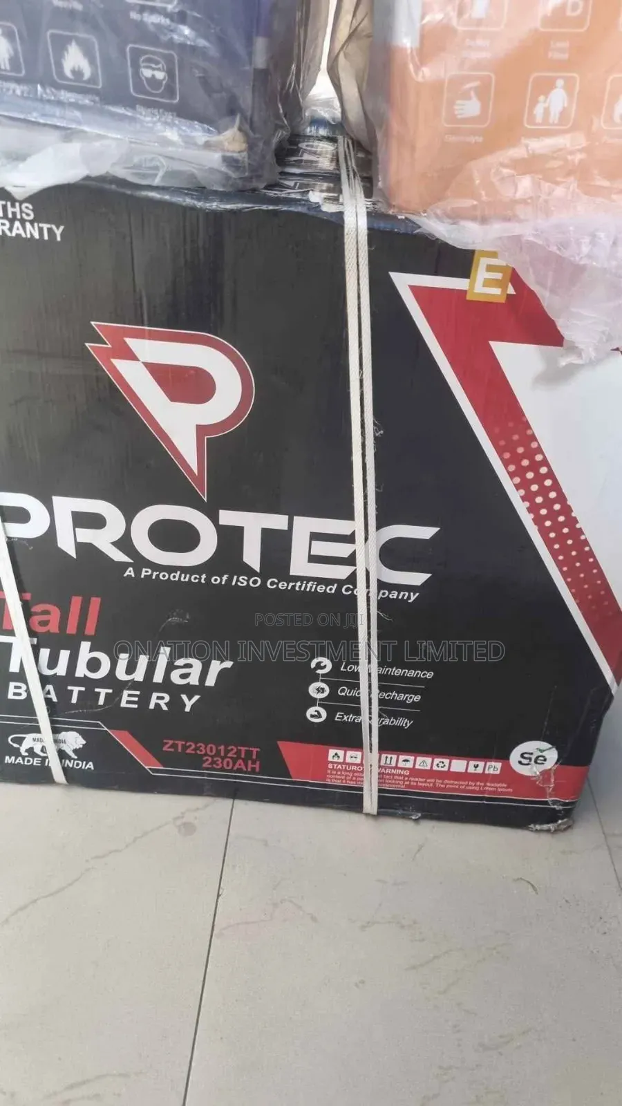 230ah 12v Protec Tubular Battery