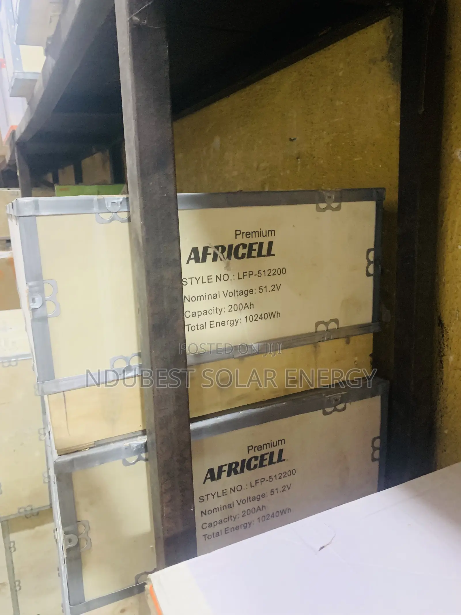 10kwh 51.2v Africell Lithium Ion Batteries