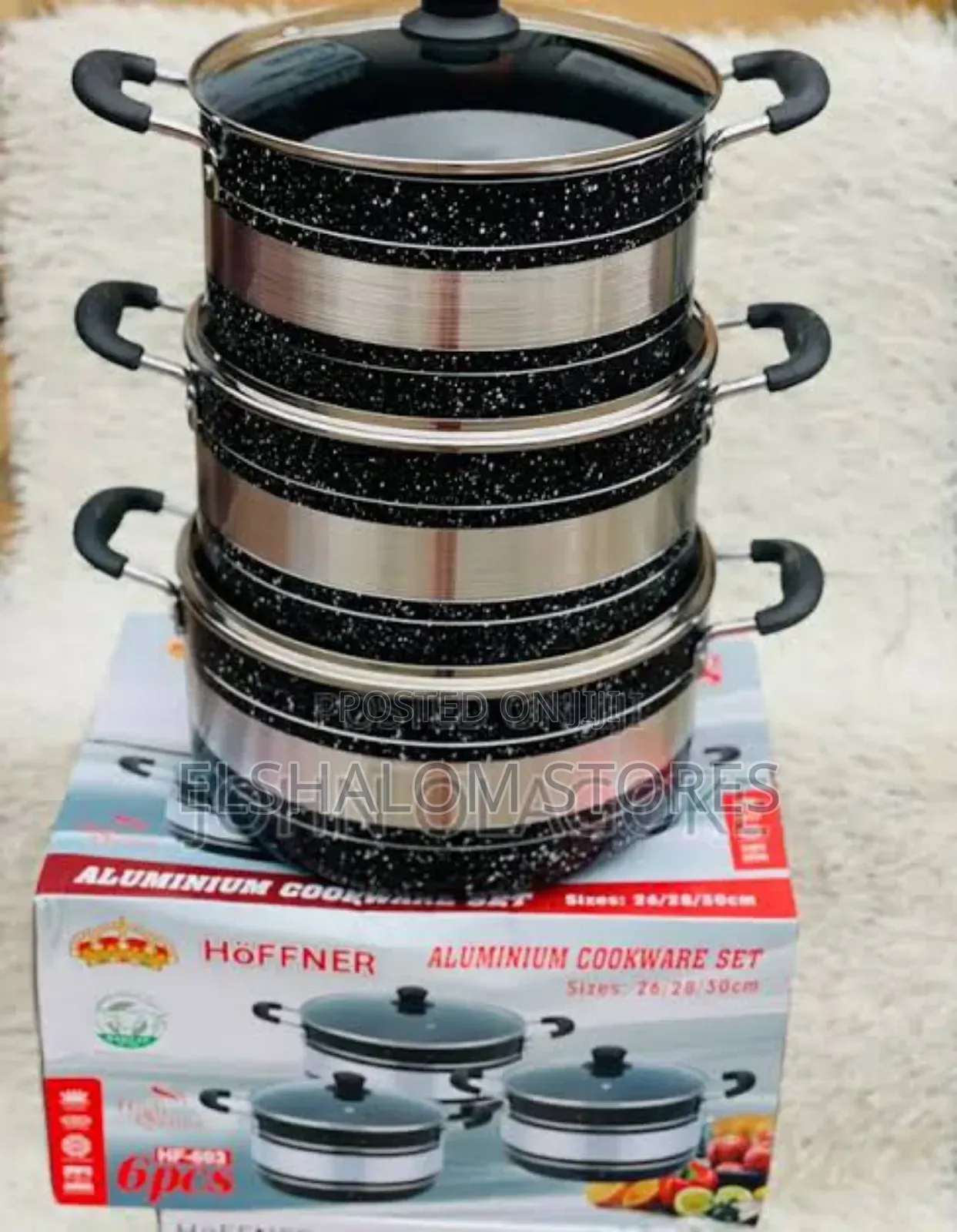 8pcs Hoffner Aluminum Nonstick Cookware