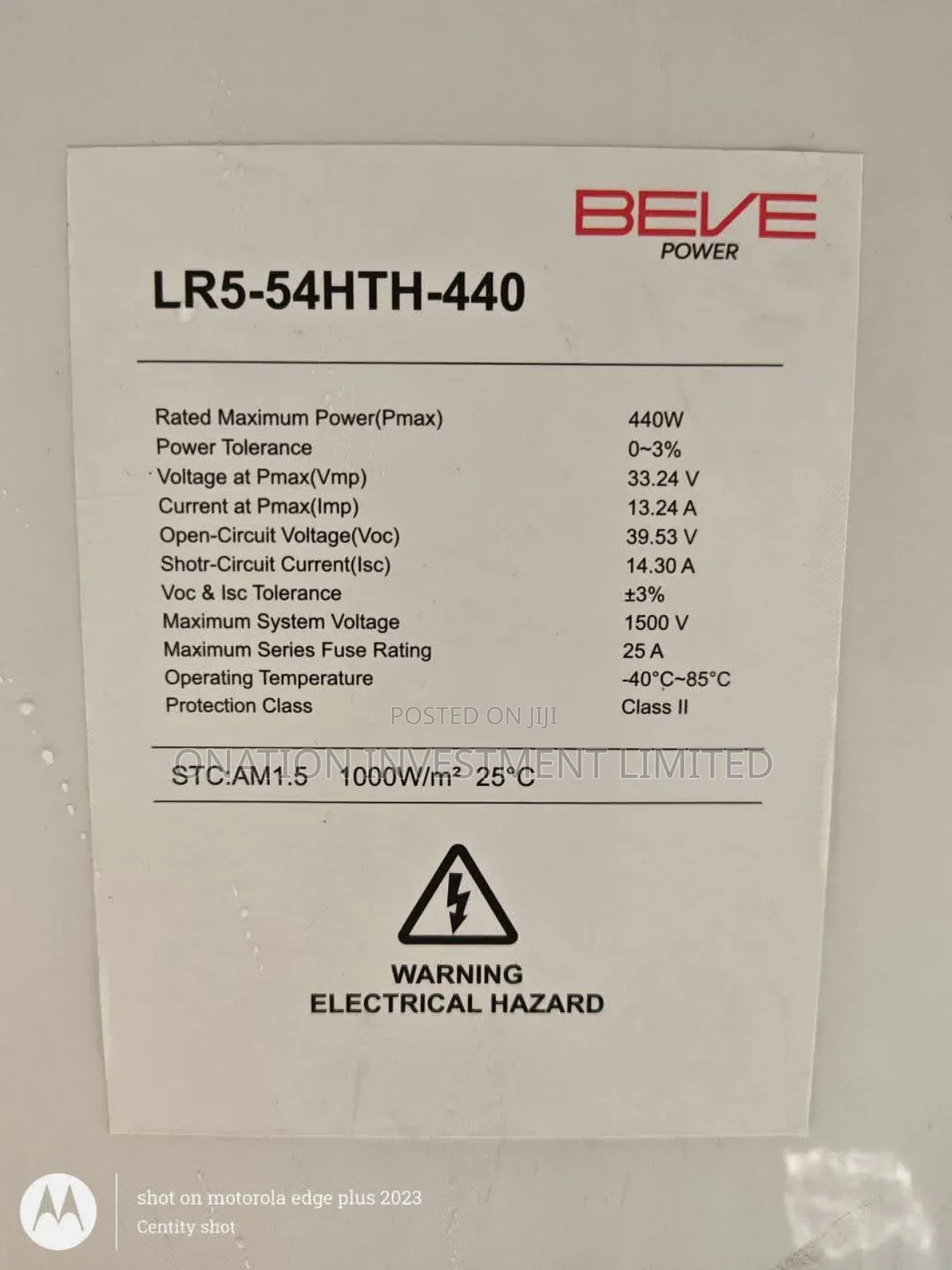 440w Brand New Beve Solar Panels
