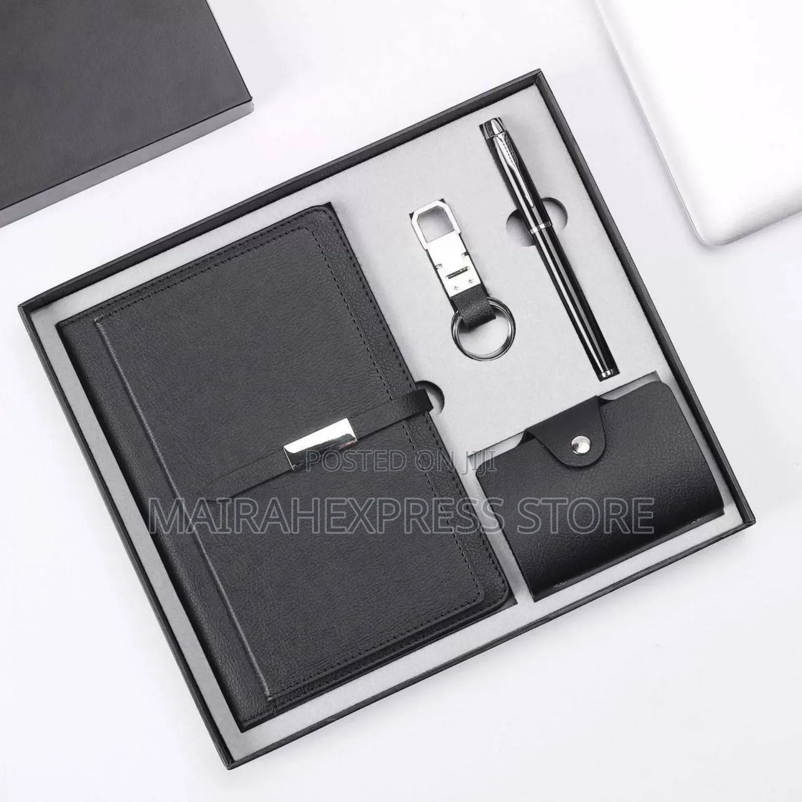 4in1 Gift Box Set (Diary+Key Ring+ Card Wallet+ Pen)
