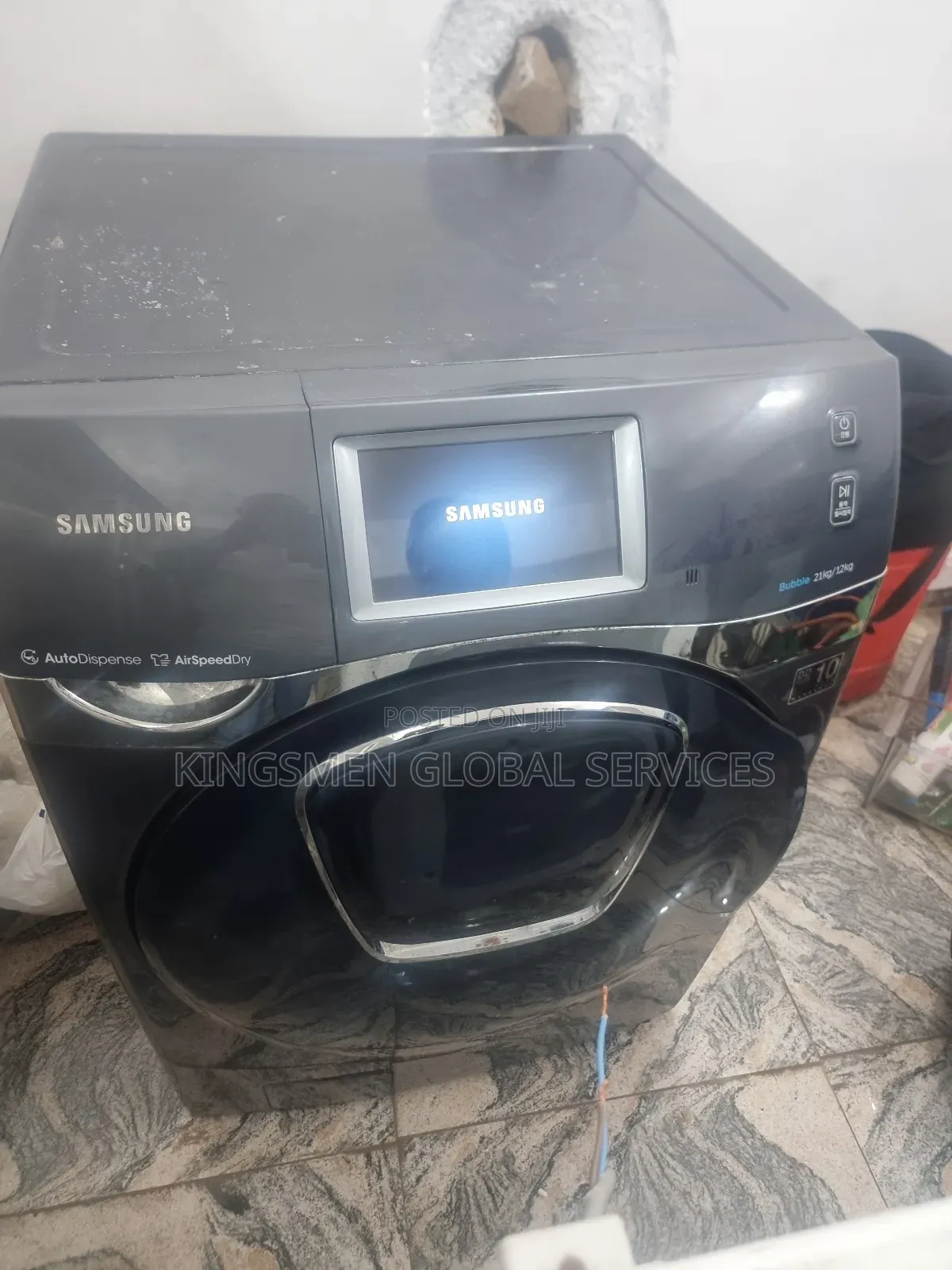 High Quality Samsung Made in Korea 21kg/12kg Commercial Washer Dryer