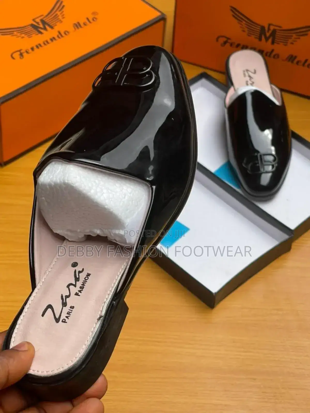 Step Into Rooms Like You Own Them 
Zara Half Shoes